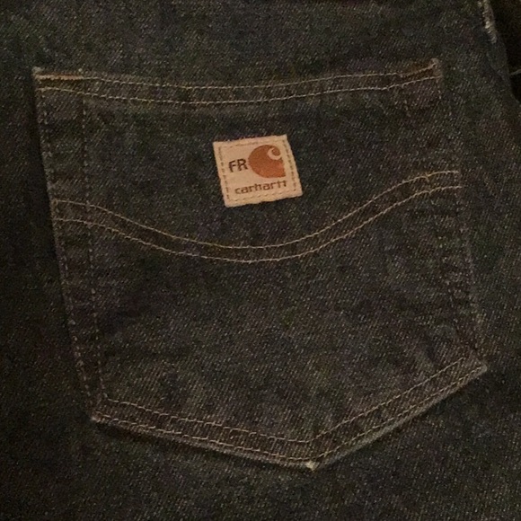 Carhartt FR JEANS 50Wx30L utility denim double-front denim flame resistant NWT - Picture 2 of 16